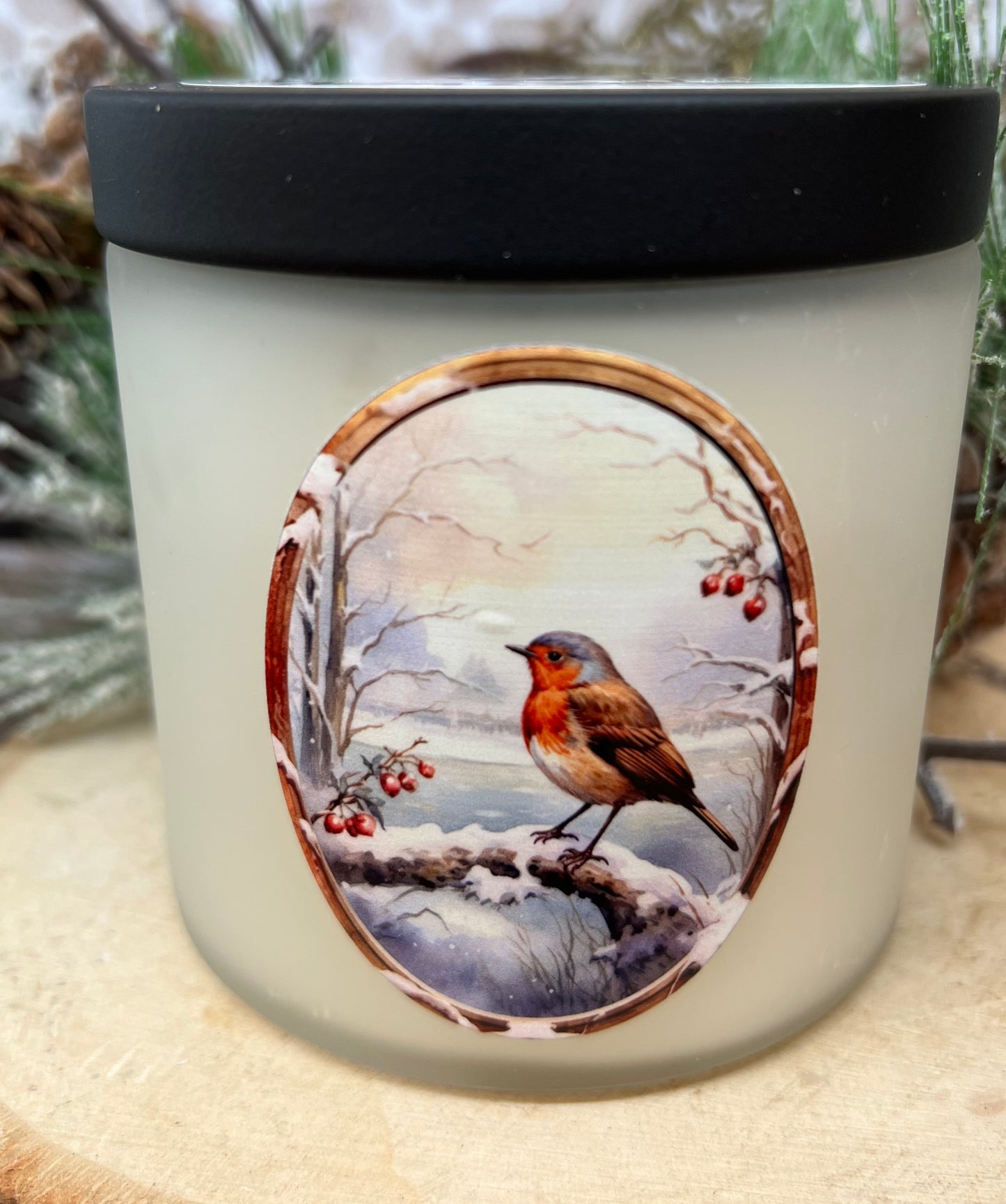 CHRISTMAS KEEPSAKE WINTER SCENE HARVEST SPICE