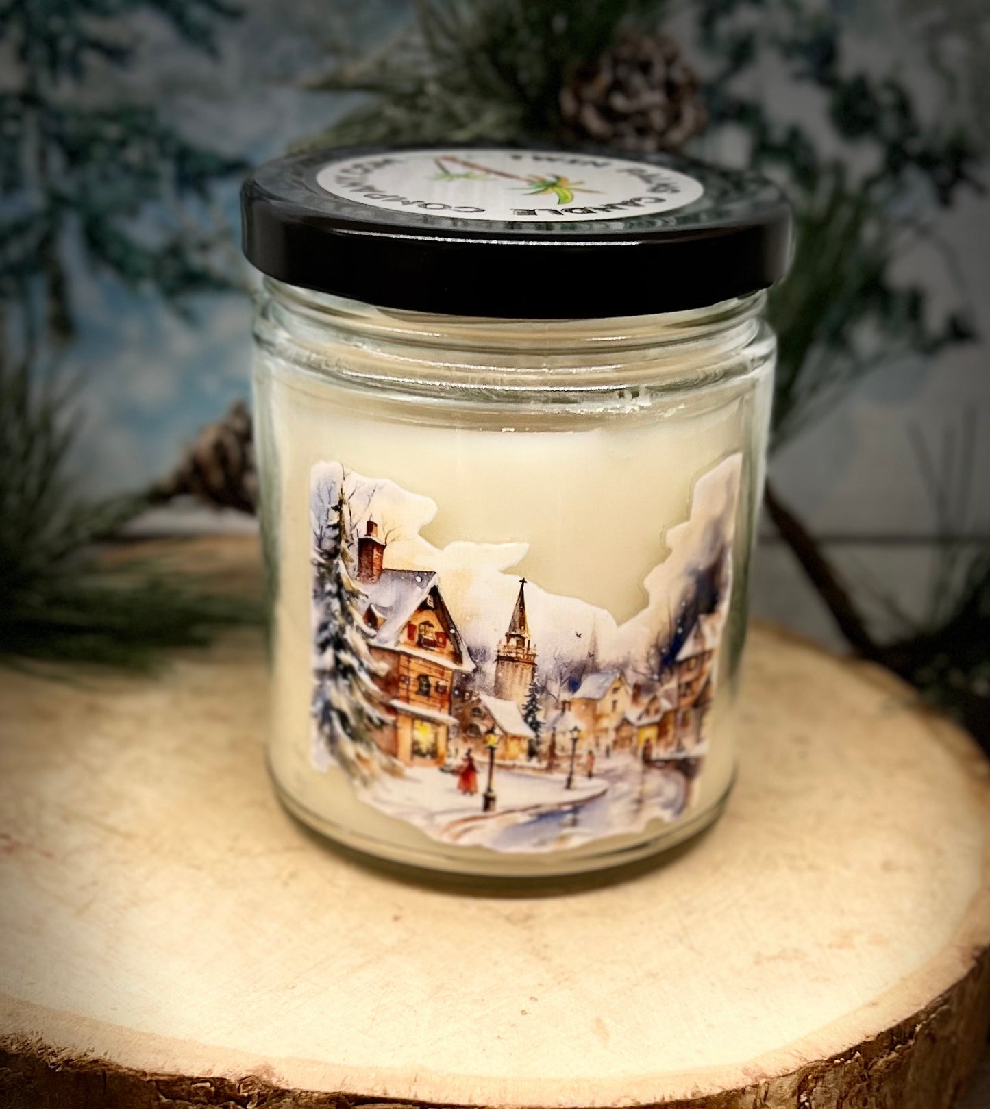 FROSTED CRANBERRY KEEPSAKE JAR  CANDLE.