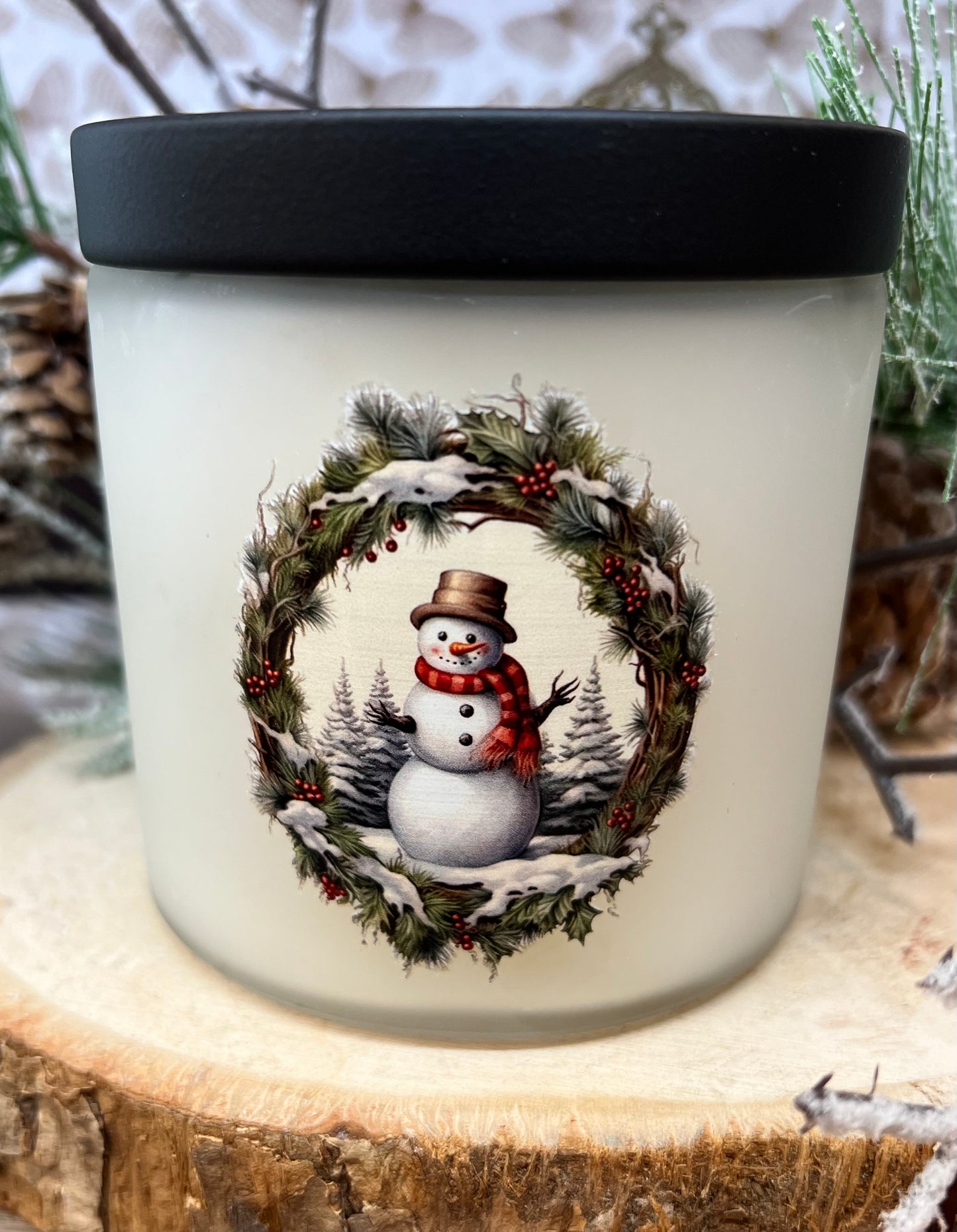 CHRISTMAS KEEPSAKE WINTER SCENE HARVEST SPICE