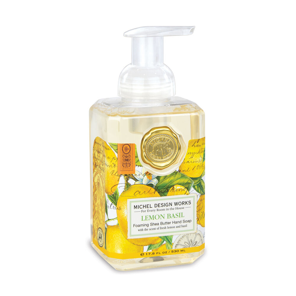 MICHEL DESIGN WORKS LEMON BASIL FOAMING HAND SOAP