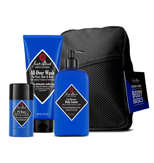 JACK BLACK Clean & Cool Body Basics Set