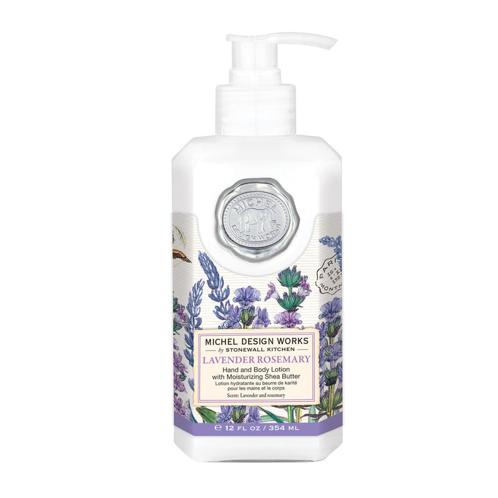 MICHEL DESIGN WORKS LAVENDER ROSEMARY HAND AND BOSY LOTION