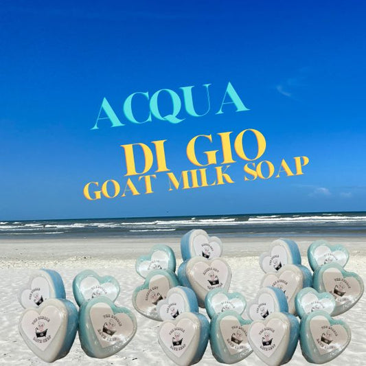 ACQUA DI GIO HEART SHAPED GOAT MILK SOAP