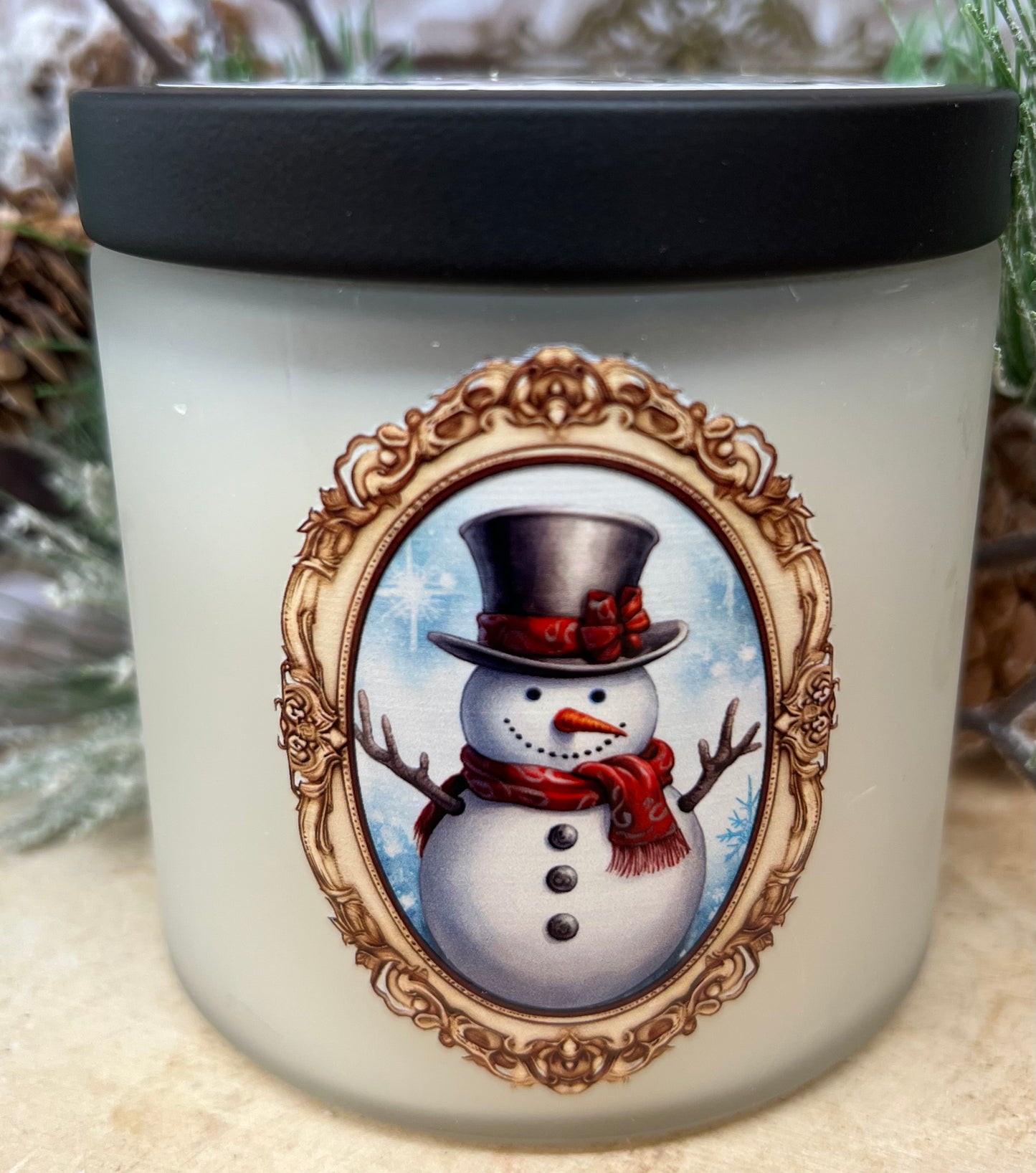 CHRISTMAS KEEPSAKE WINTER SCENE HARVEST SPICE