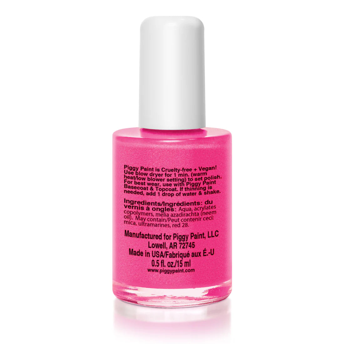 PIGGY PAINT NAIL POLISH  FOREVER FANCY AKA HOT PINK