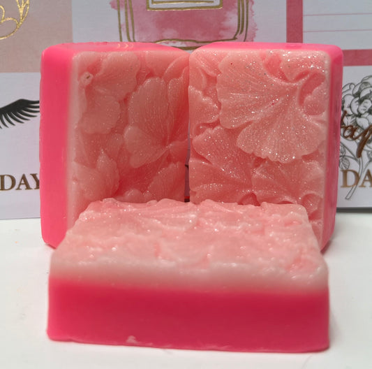 JUICEY WATERMELON GOAT MILK  FLOWER SOAP