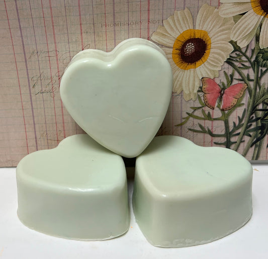 LEMONGRASS& LIME HEART SOAP