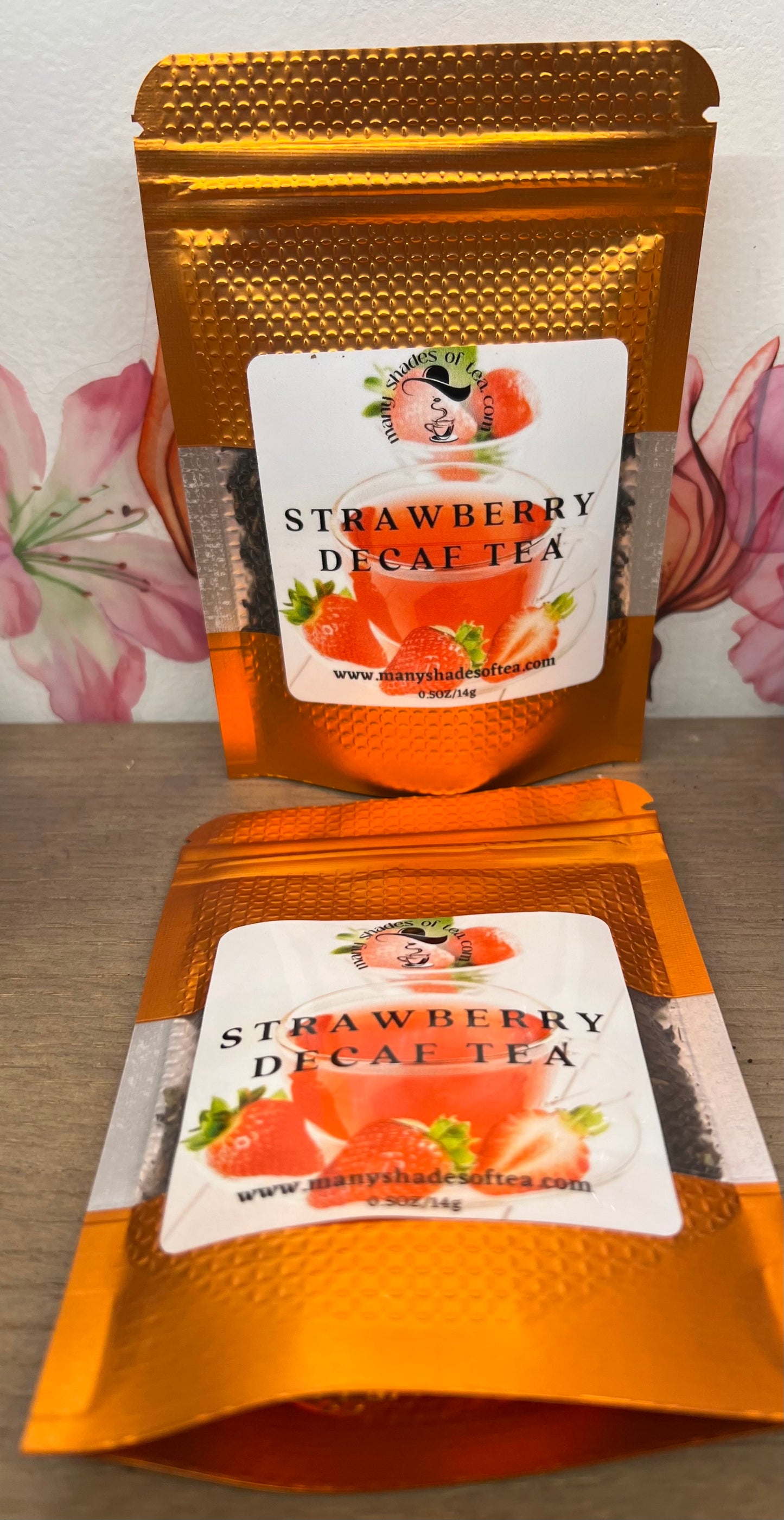 STRAWBERRY DECAF LOOSE TEA 1/2 OZ