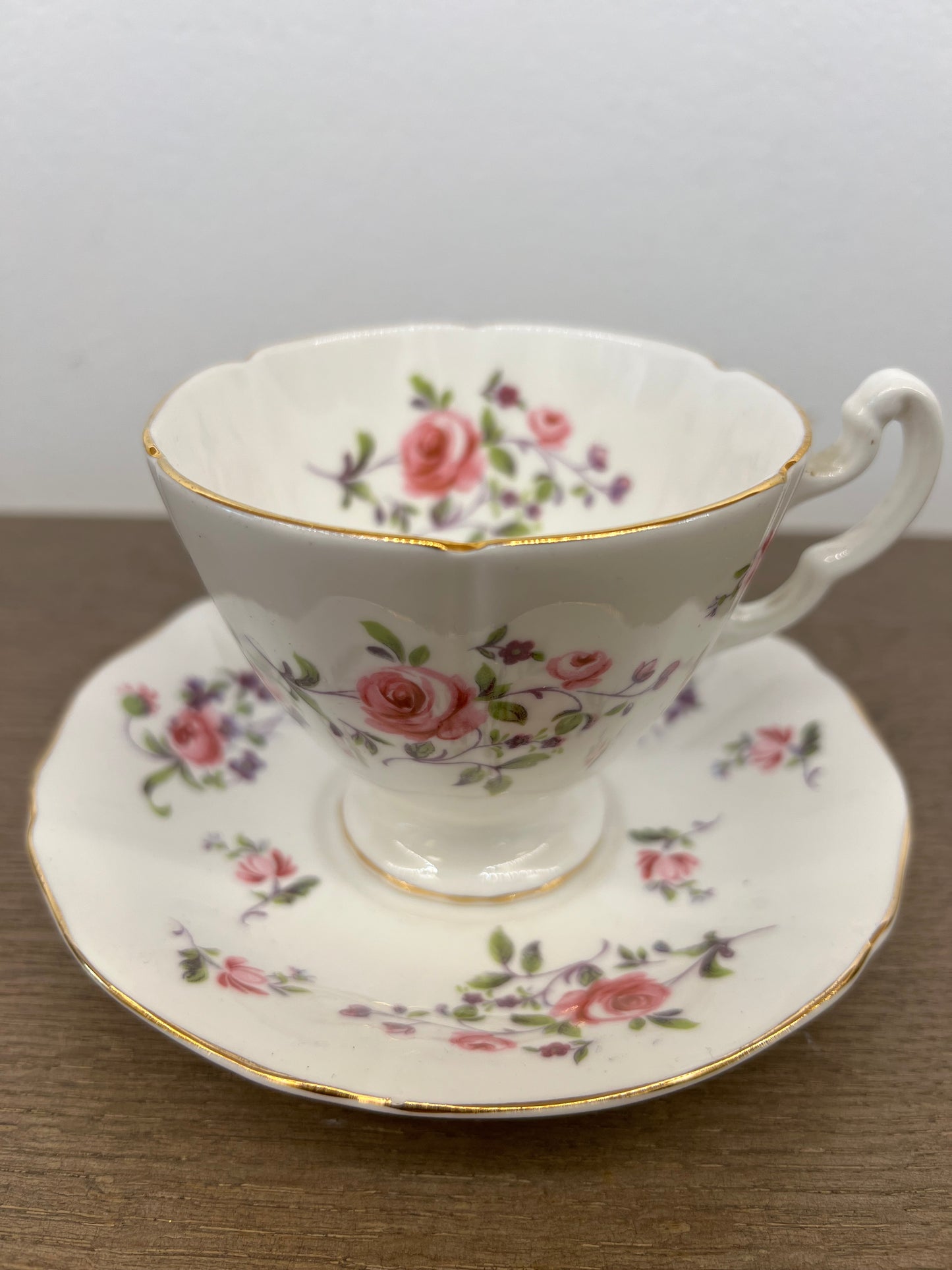 ADDERLEY FINE BONE CHINA  FRAGRENCE CUP AND SAUCER