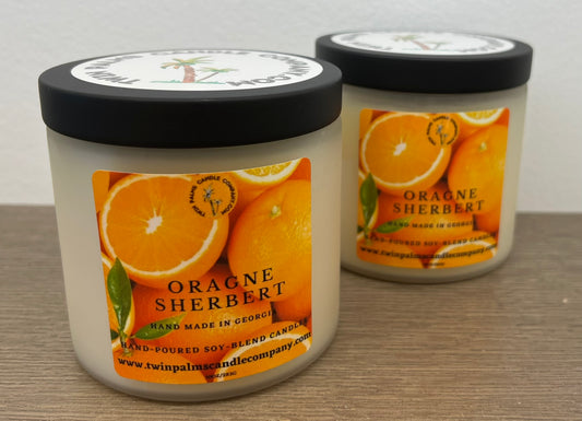 ORANGE SHERBERT WHITE JAR