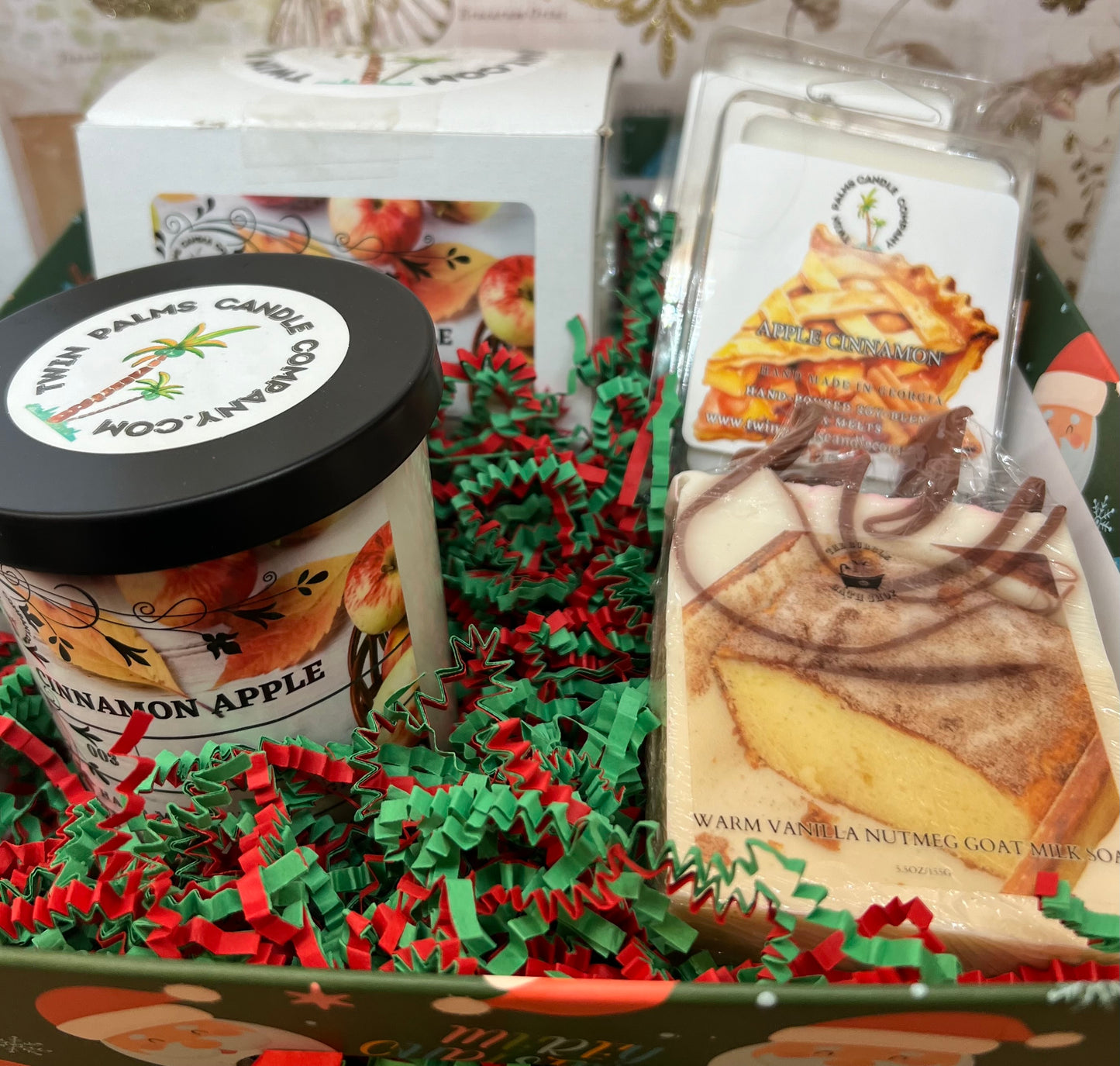 CHRISTMAS GIFT BASKET CINNAMON APPLE PIE # 2