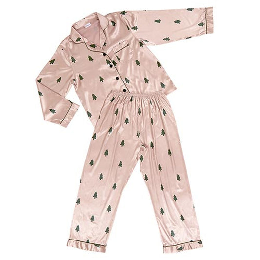 Bella Spa Long Sleeve Tree PJ set -Sm